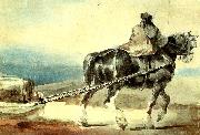 charles emile callande le cheval de halage Spain oil painting artist